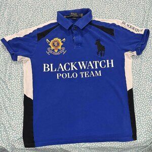 Blue Blackwatch Polo Shirt